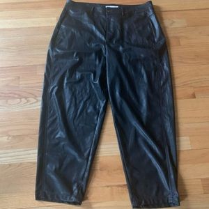 Zara leather pants